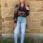 Wagon Wheel Sheer Blouse