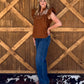 Bella Embroidered Blouse *Camel