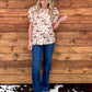 Bucking Horse Button-Up Top