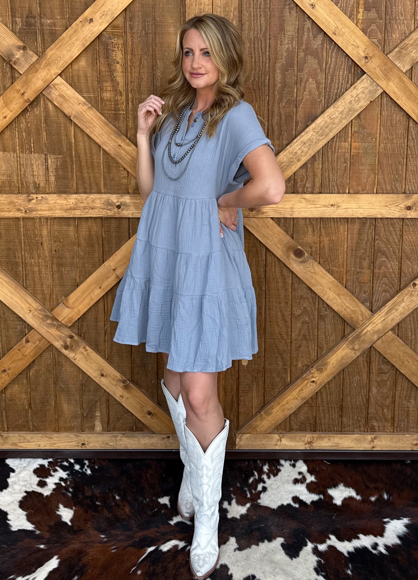 Summer Blues Dress