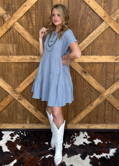 Summer Blues Dress