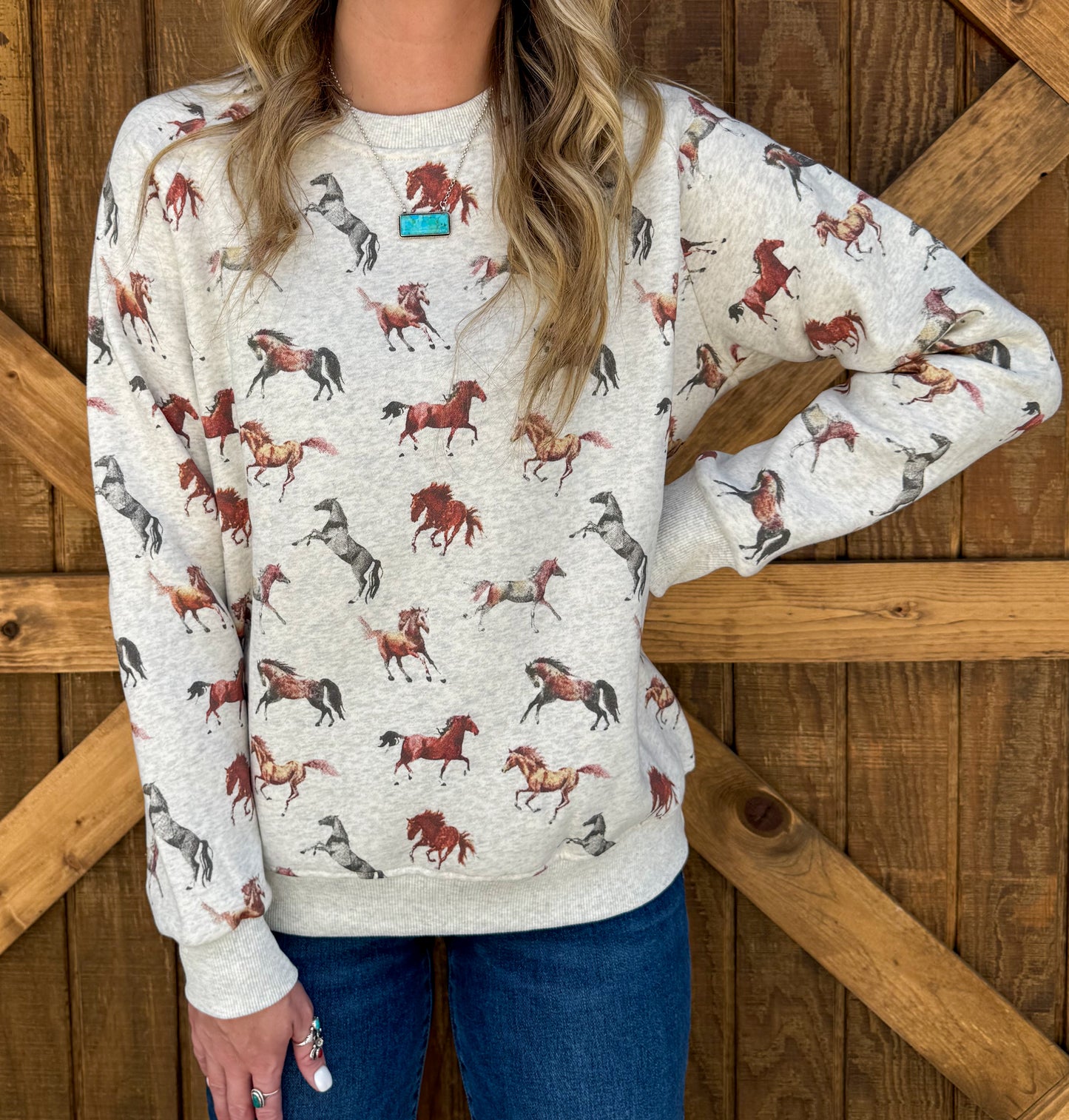 Fall Horses Sweatshirt