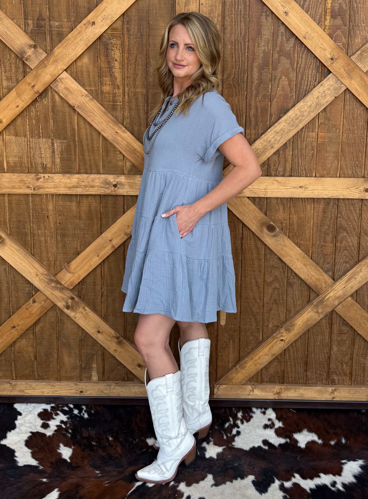 Summer Blues Dress
