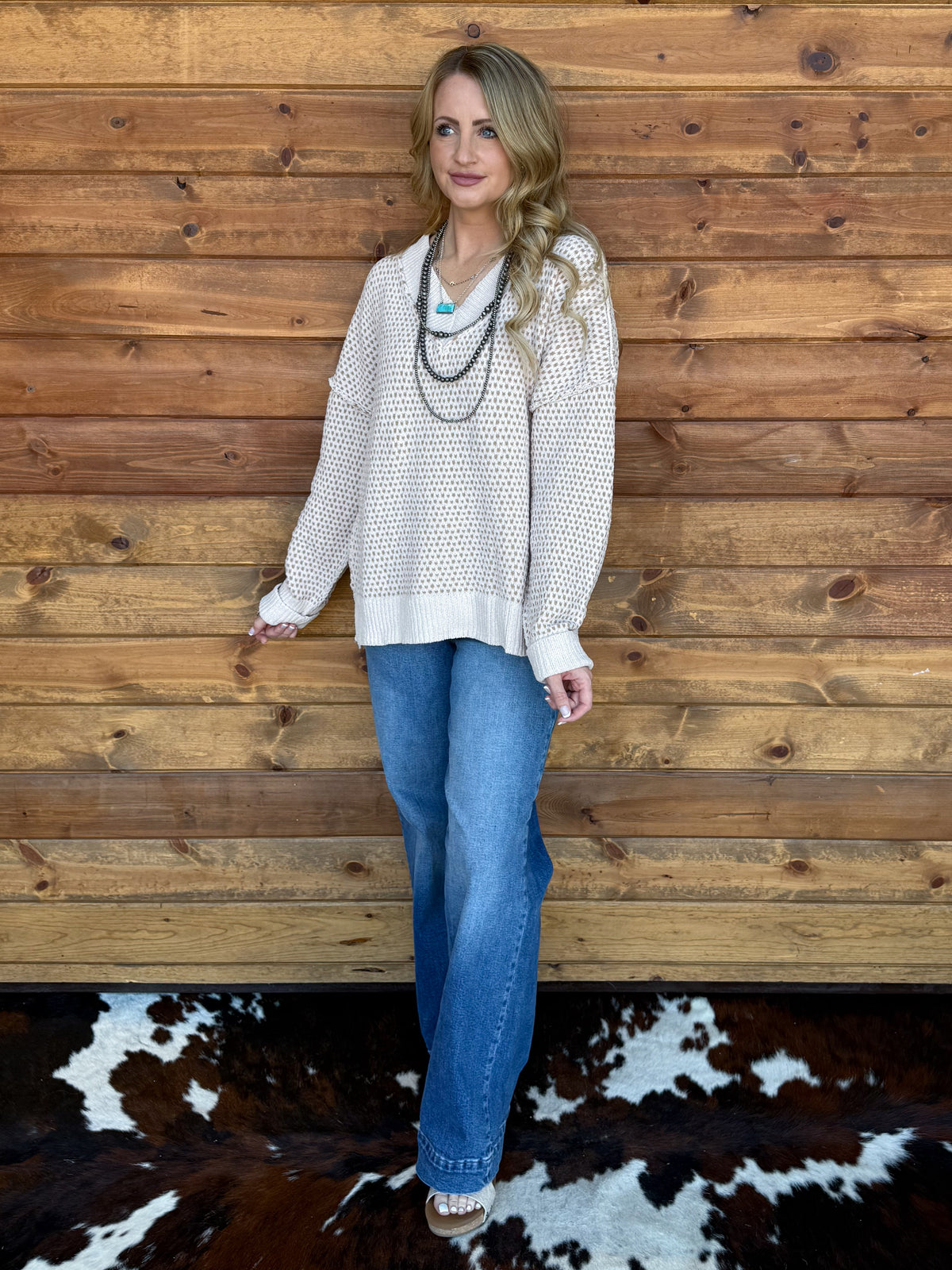The Becky Sweater *Cream