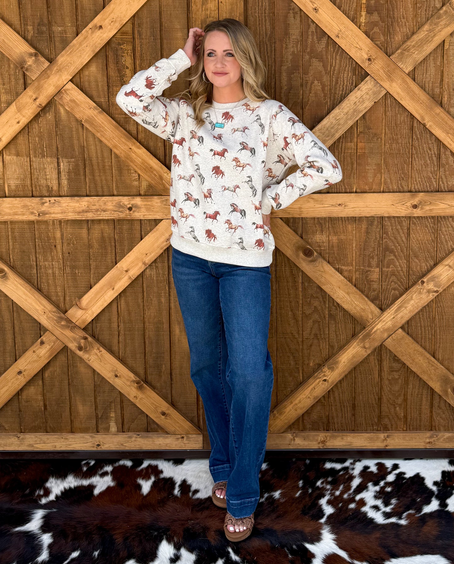 Fall Horses Sweatshirt
