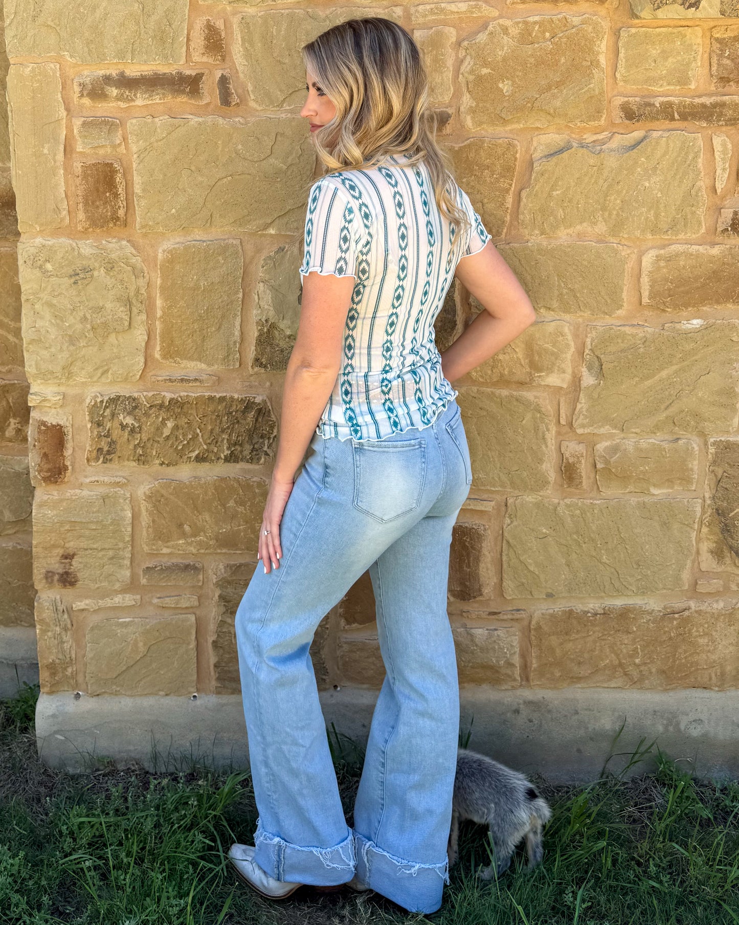 Let Freedom Ring Mesh Top