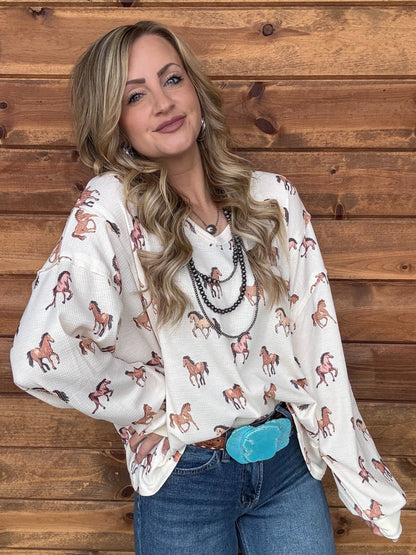All the Pretty Horses Long Sleeve