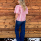 Western Horse Gingham Blouse