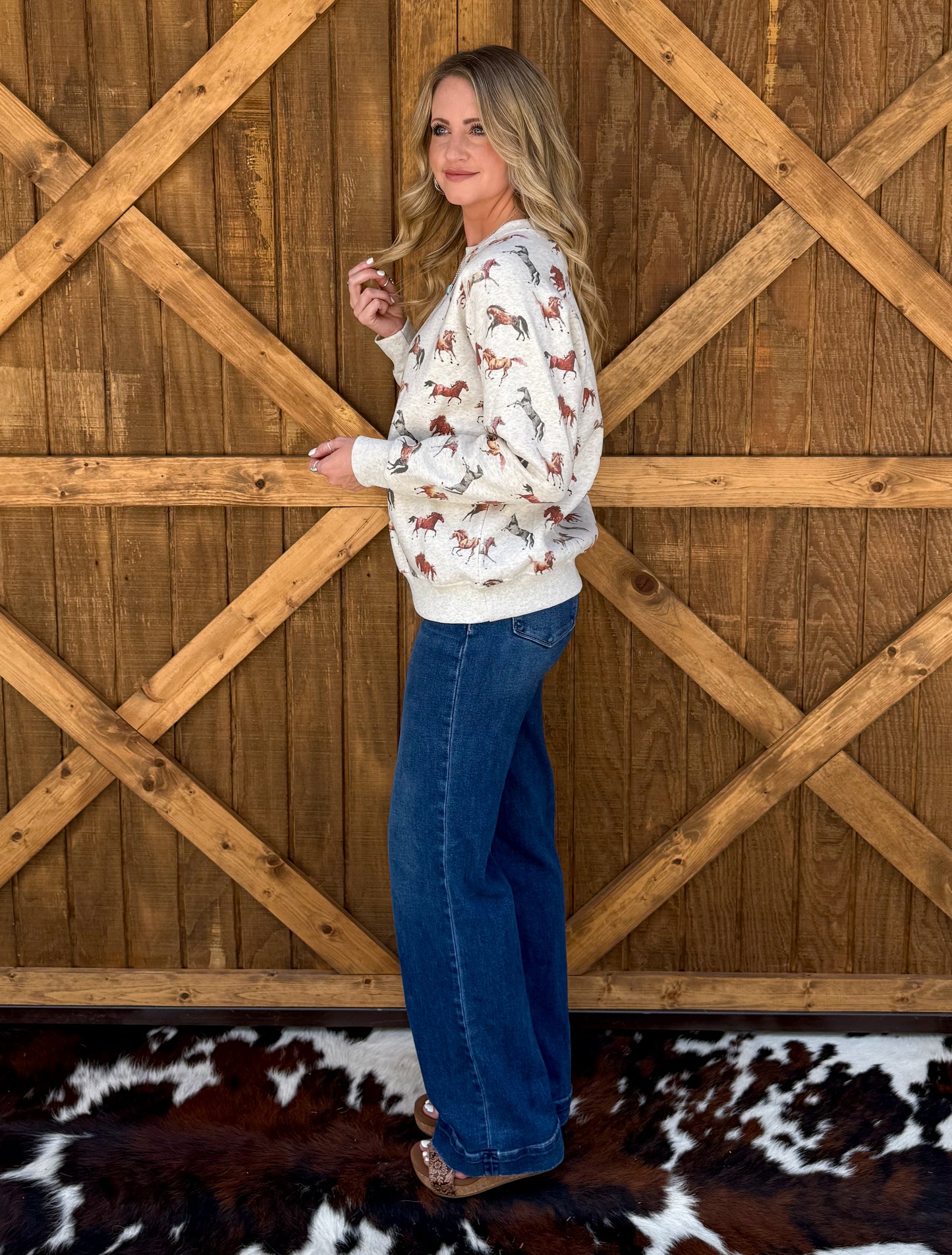 Fall Horses Sweatshirt
