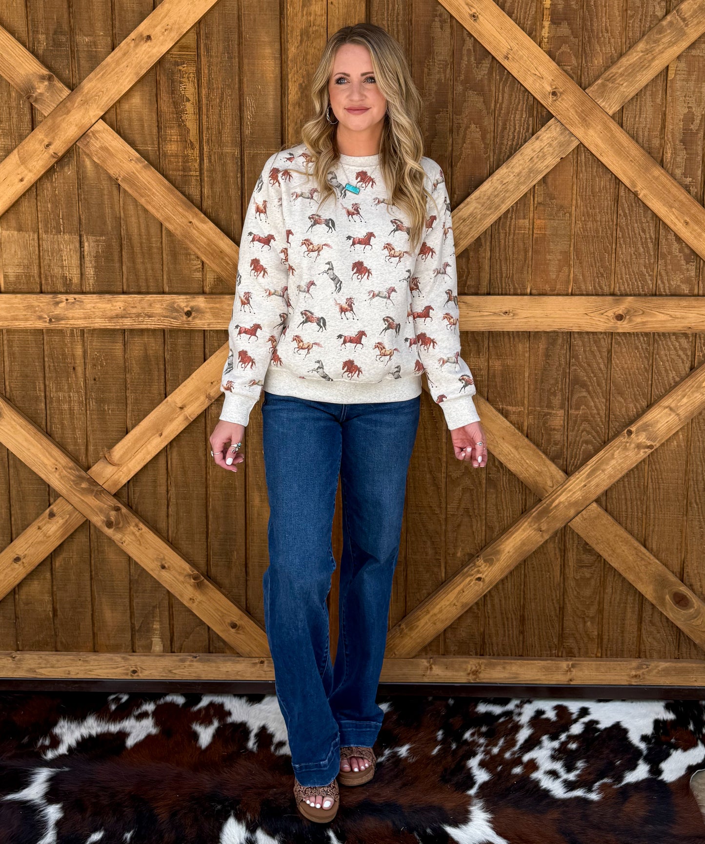 Fall Horses Sweatshirt