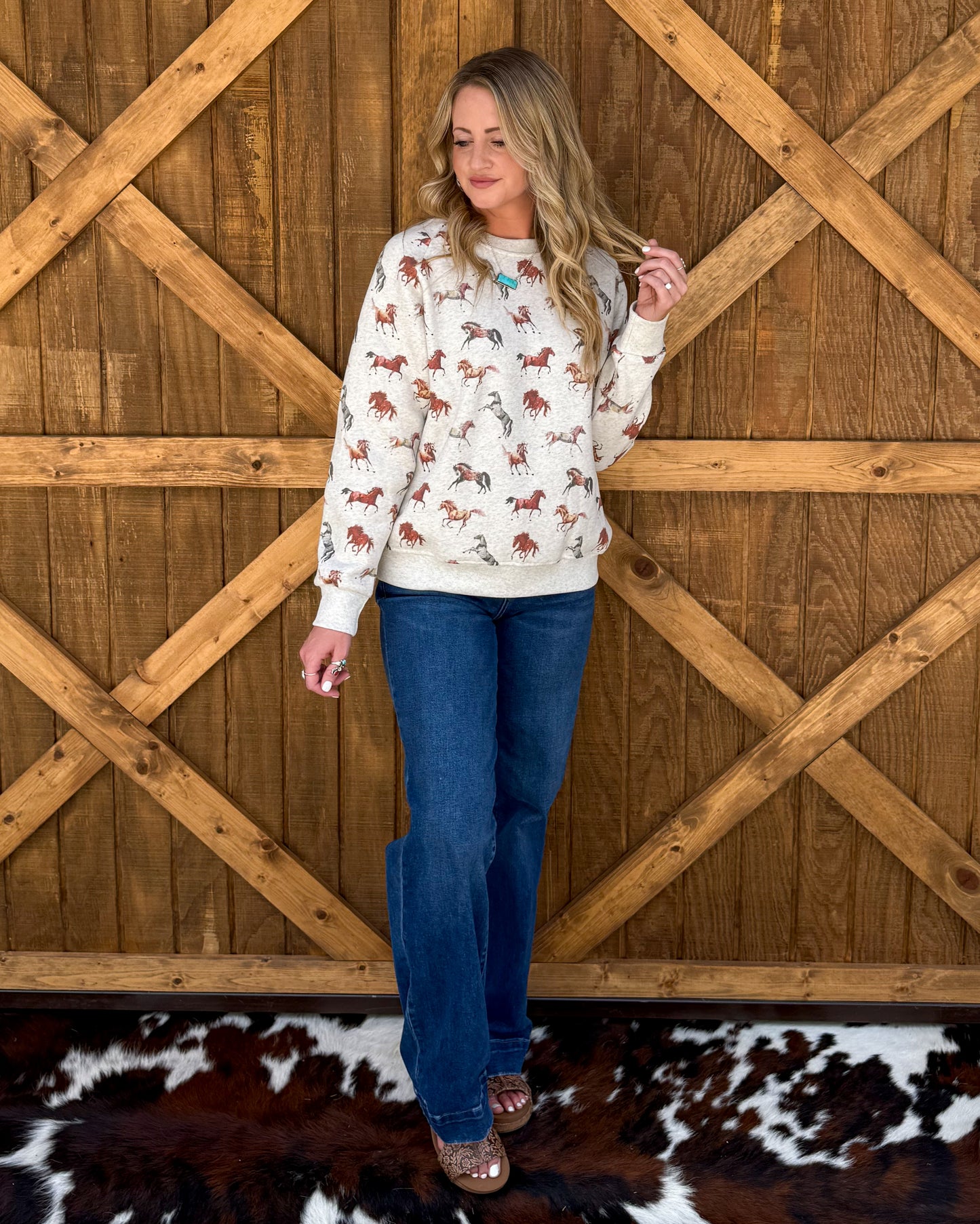 Fall Horses Sweatshirt