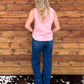 Denim Darlin’ Top *Pink