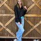 Leather Lux Top *Midnight