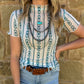Let Freedom Ring Mesh Top