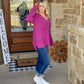 Dally Oversized Sweater Top in Pink