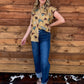 Longhorn Button-Up Top *Mustard