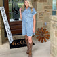 There's Your Trouble Denim Dress