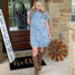 There's Your Trouble Denim Dress