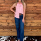 Denim Darlin’ Top *Pink