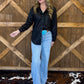 Leather Lux Top *Midnight