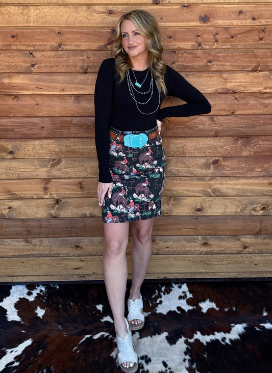 Denim Darlin’ Skirt