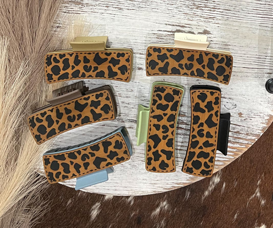 Leopard Claw Clip