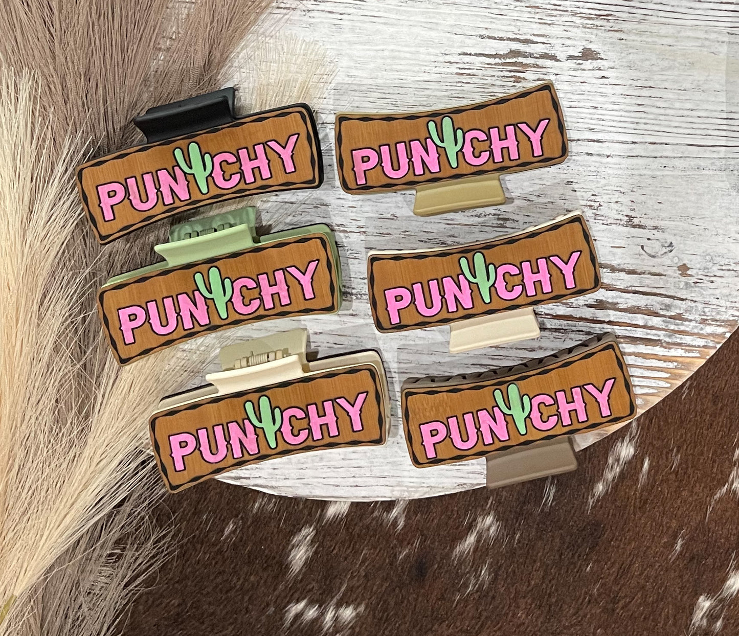 Punchy Claw Clip