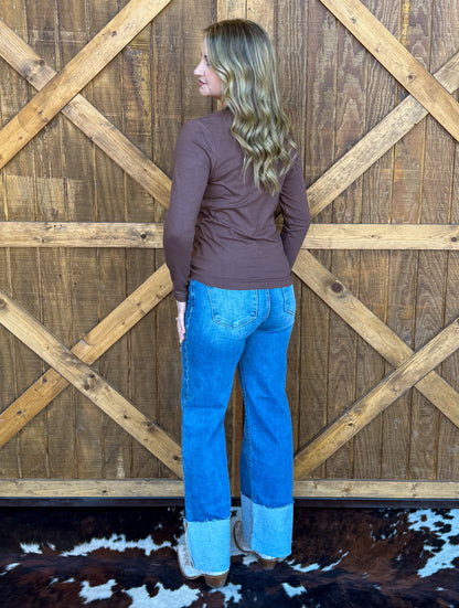 Buck Out Cut Out Long Sleeve