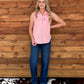Denim Darlin’ Top *Pink