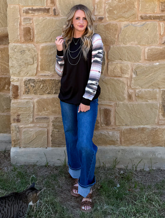 Pink Aztec Long Sleeve
