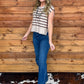 Cowgirl Basic Striped Sweater Top