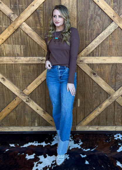 Buck Out Cut Out Long Sleeve