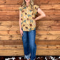 Longhorn Button-Up Top *Mustard