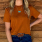 Cloud Basic Free Tee *Saddle