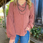 Casual Fall Long Sleeve *Cedar Wood