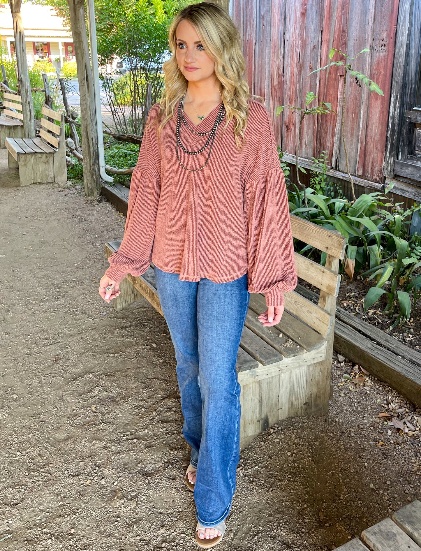 Casual Fall Long Sleeve *Cedar Wood