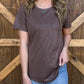 Swanky Leather Top *Mocha