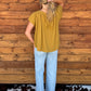 The Martha Mustard Blouse