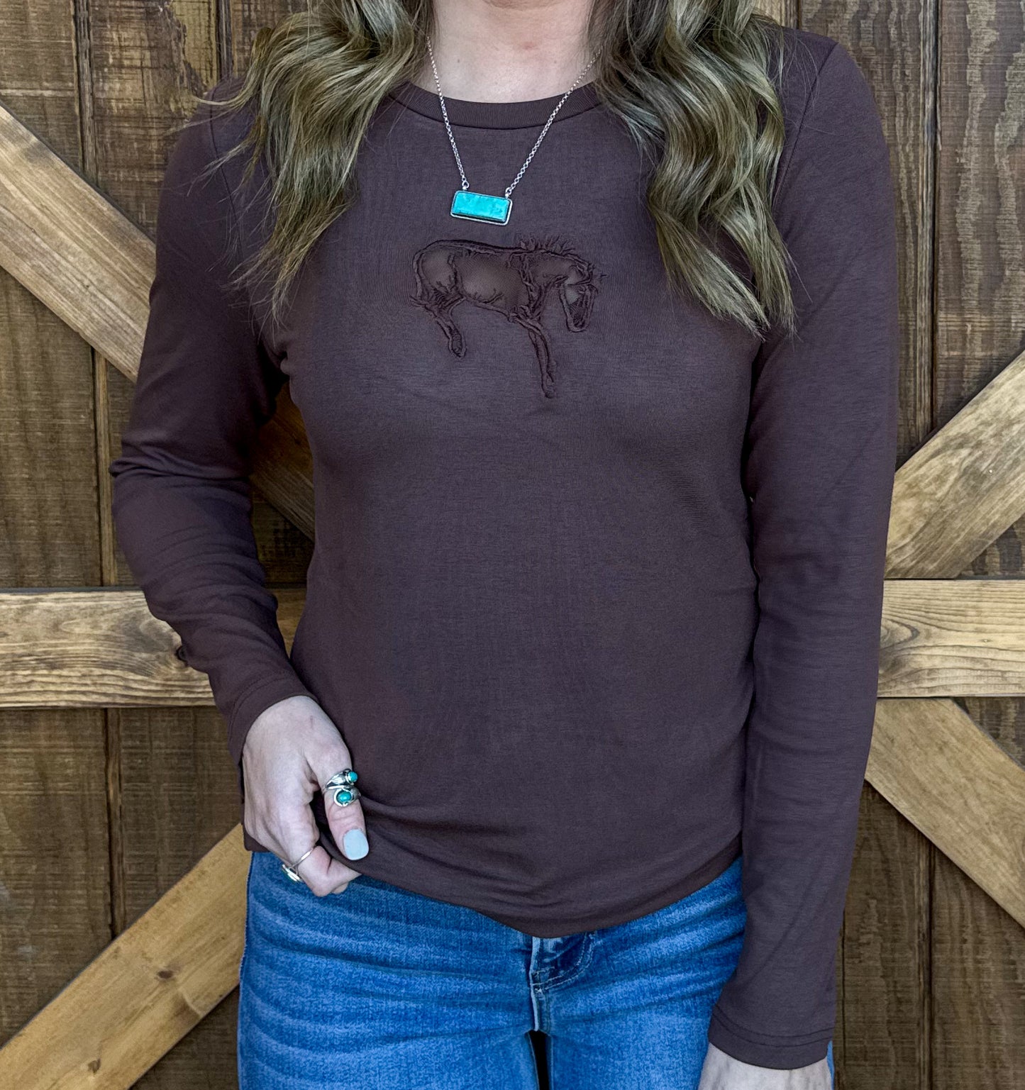 Buck Out Cut Out Long Sleeve