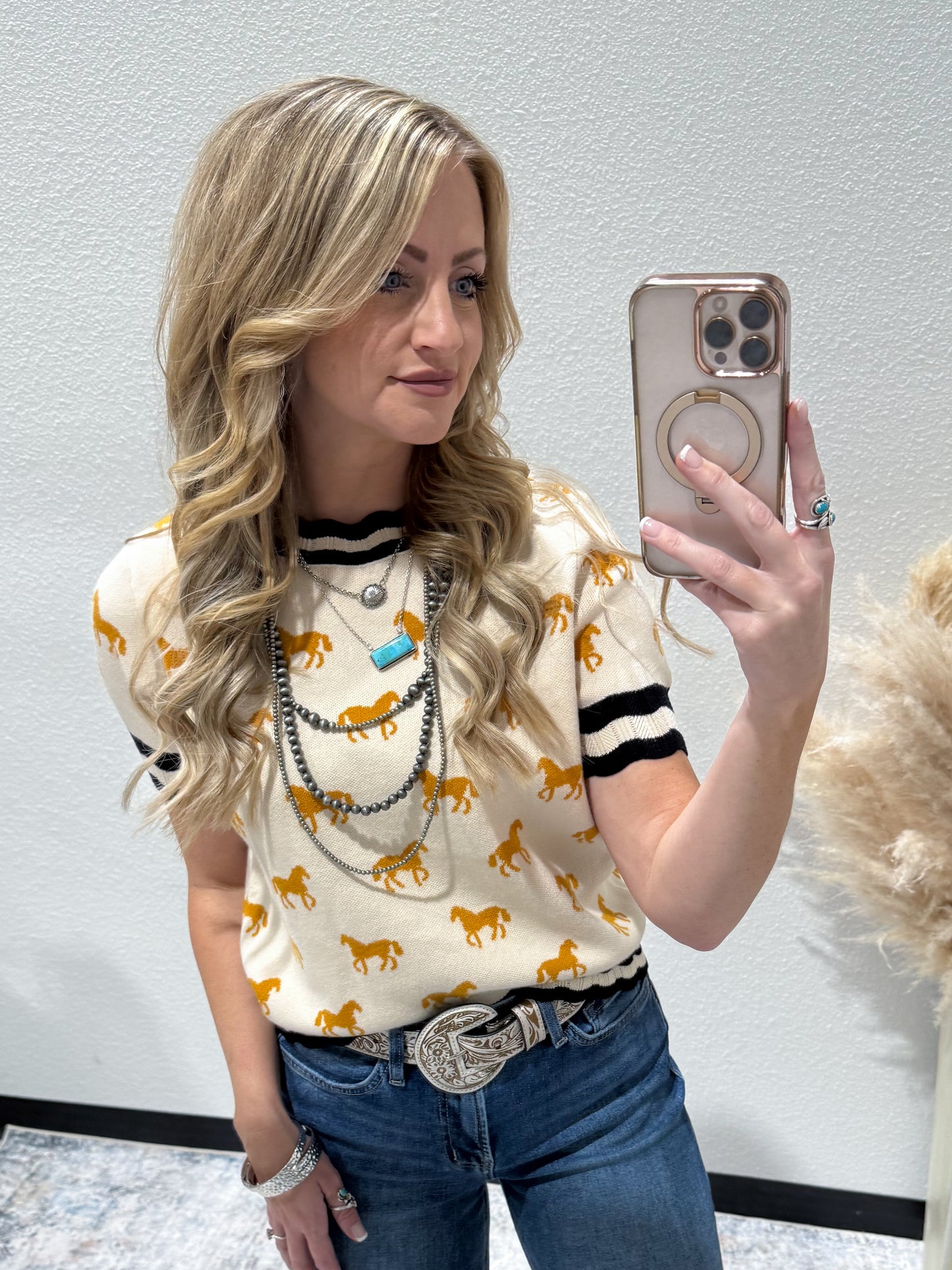 Wild Horses Dress Top