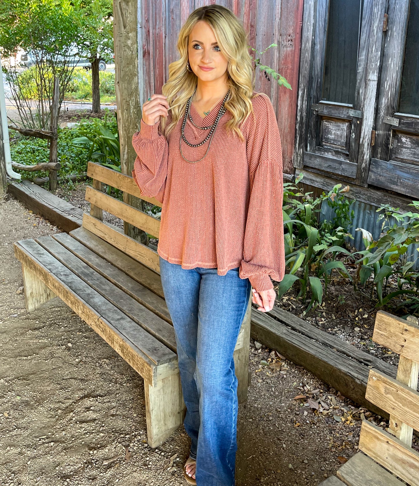 Casual Fall Long Sleeve *Cedar Wood