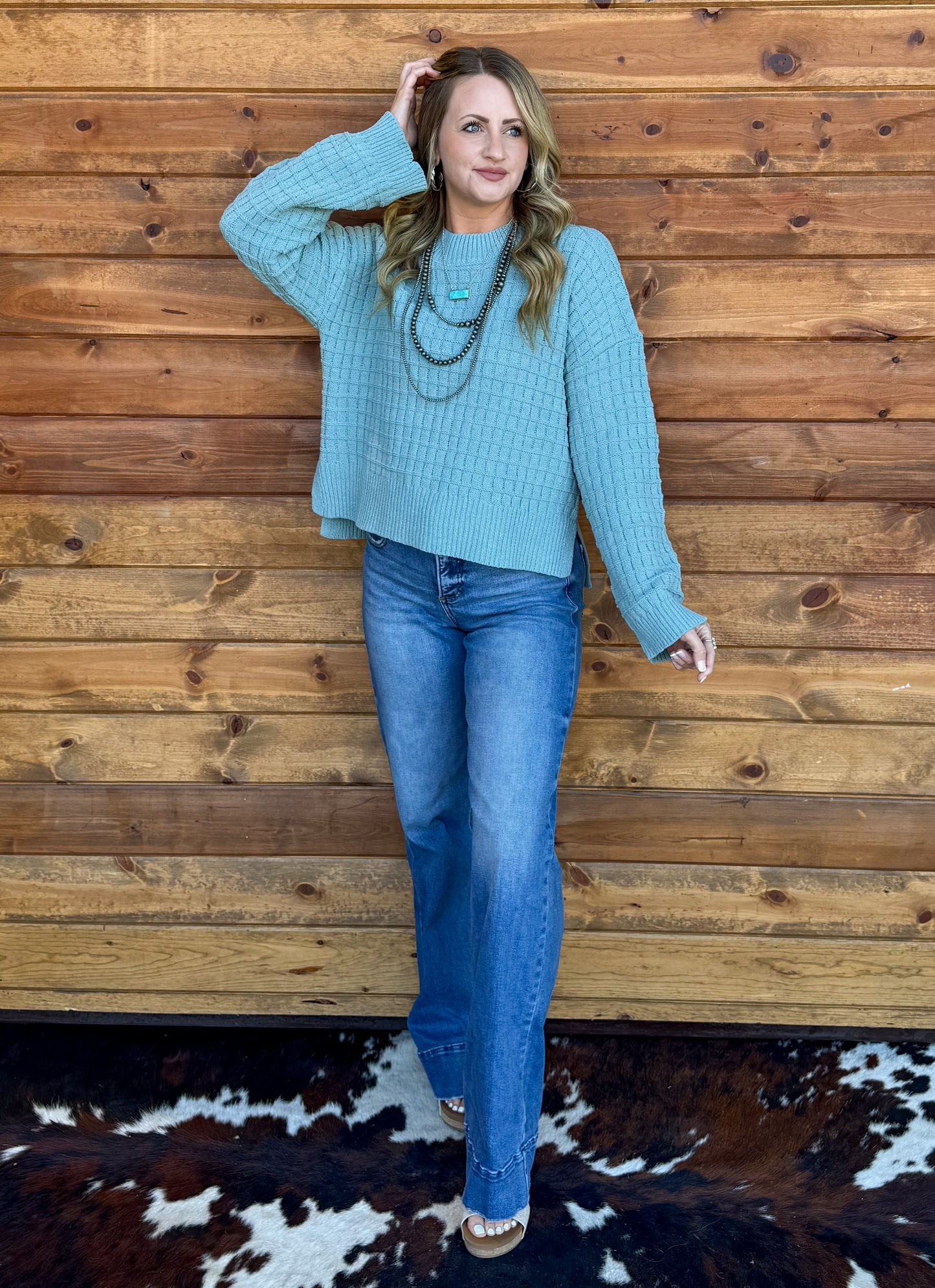 The Rachel Sweater *Sage