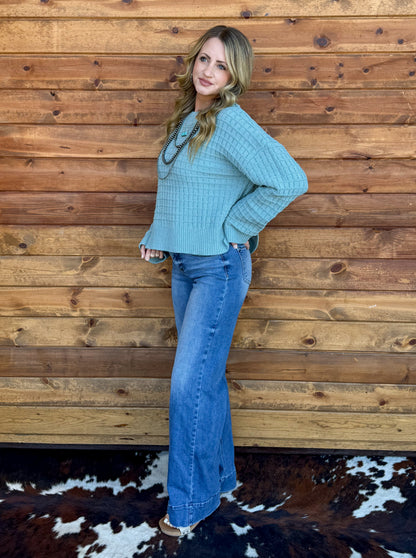 The Rachel Sweater *Sage