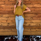 The Martha Mustard Blouse
