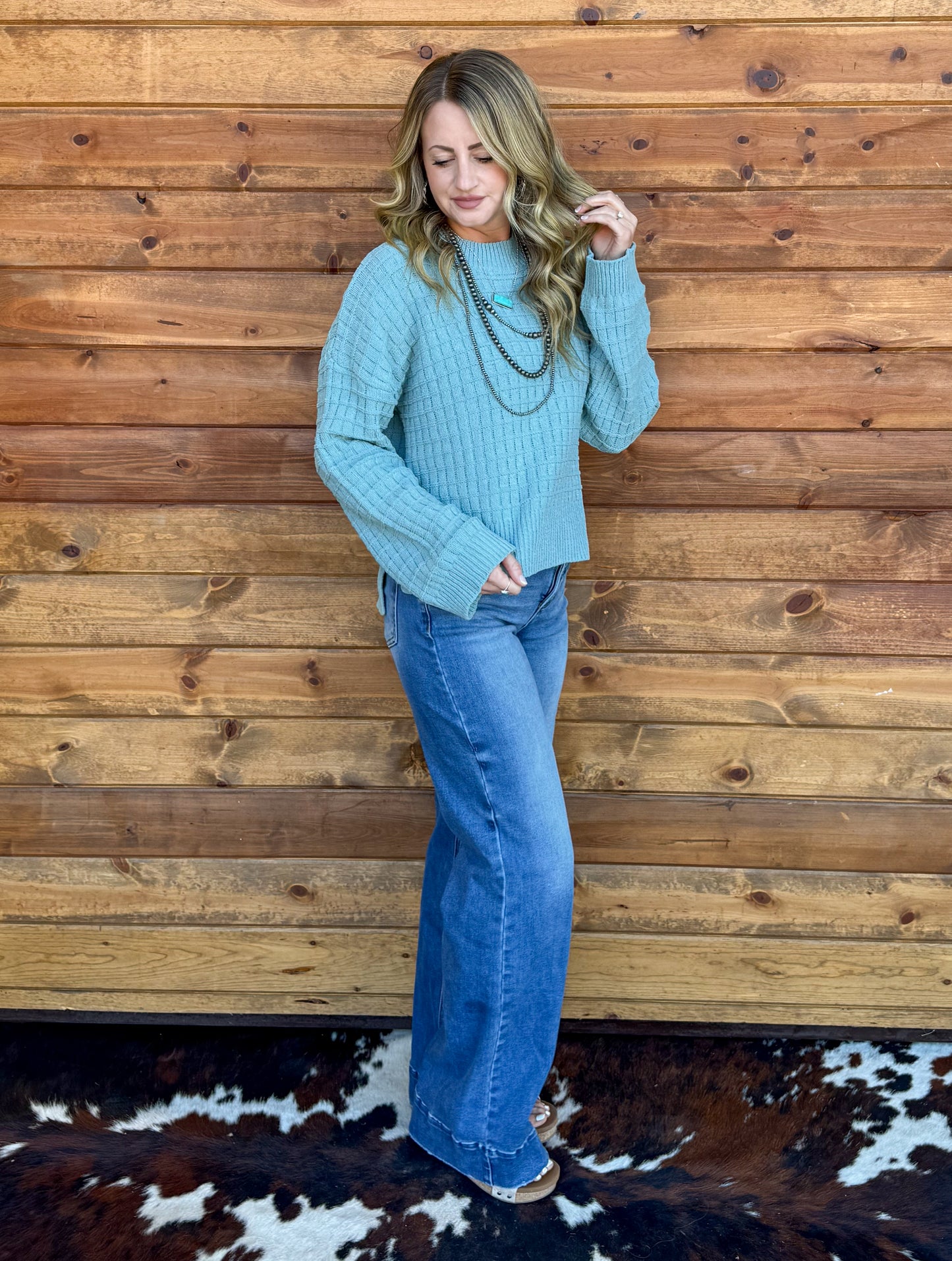 The Rachel Sweater *Sage