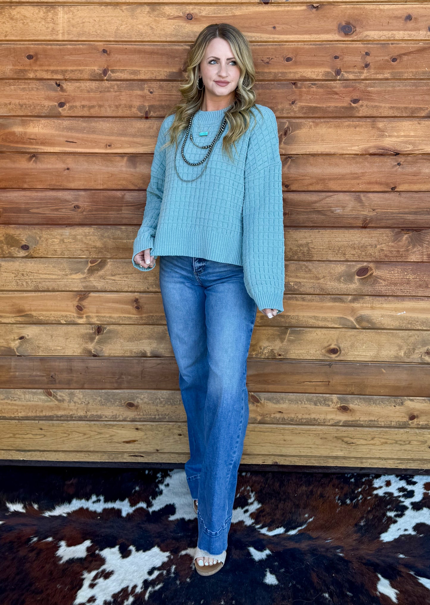 The Rachel Sweater *Sage