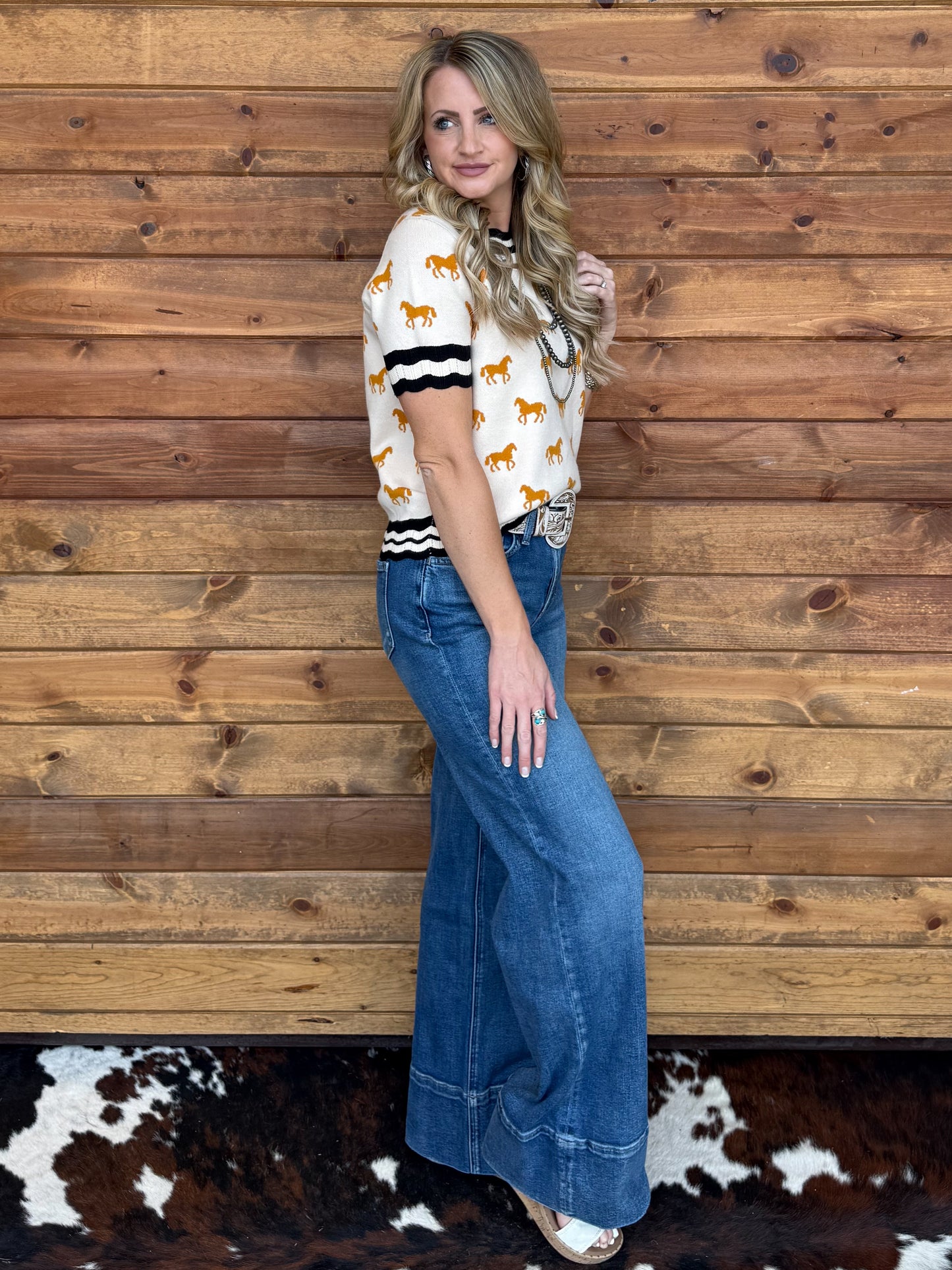 Wild Horses Dress Top