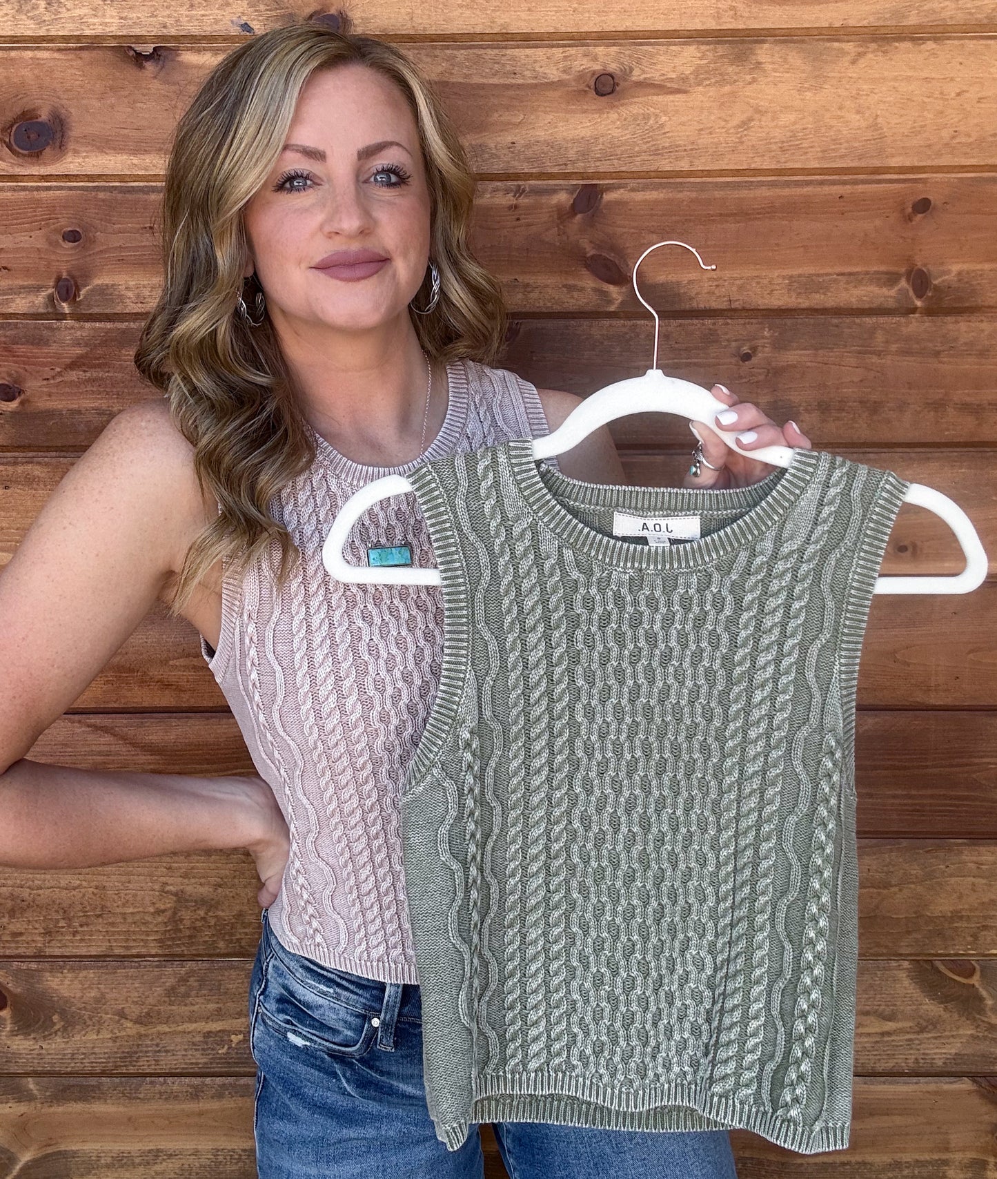 The Becky Tank *Khaki