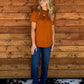 Cloud Basic Free Tee *Saddle