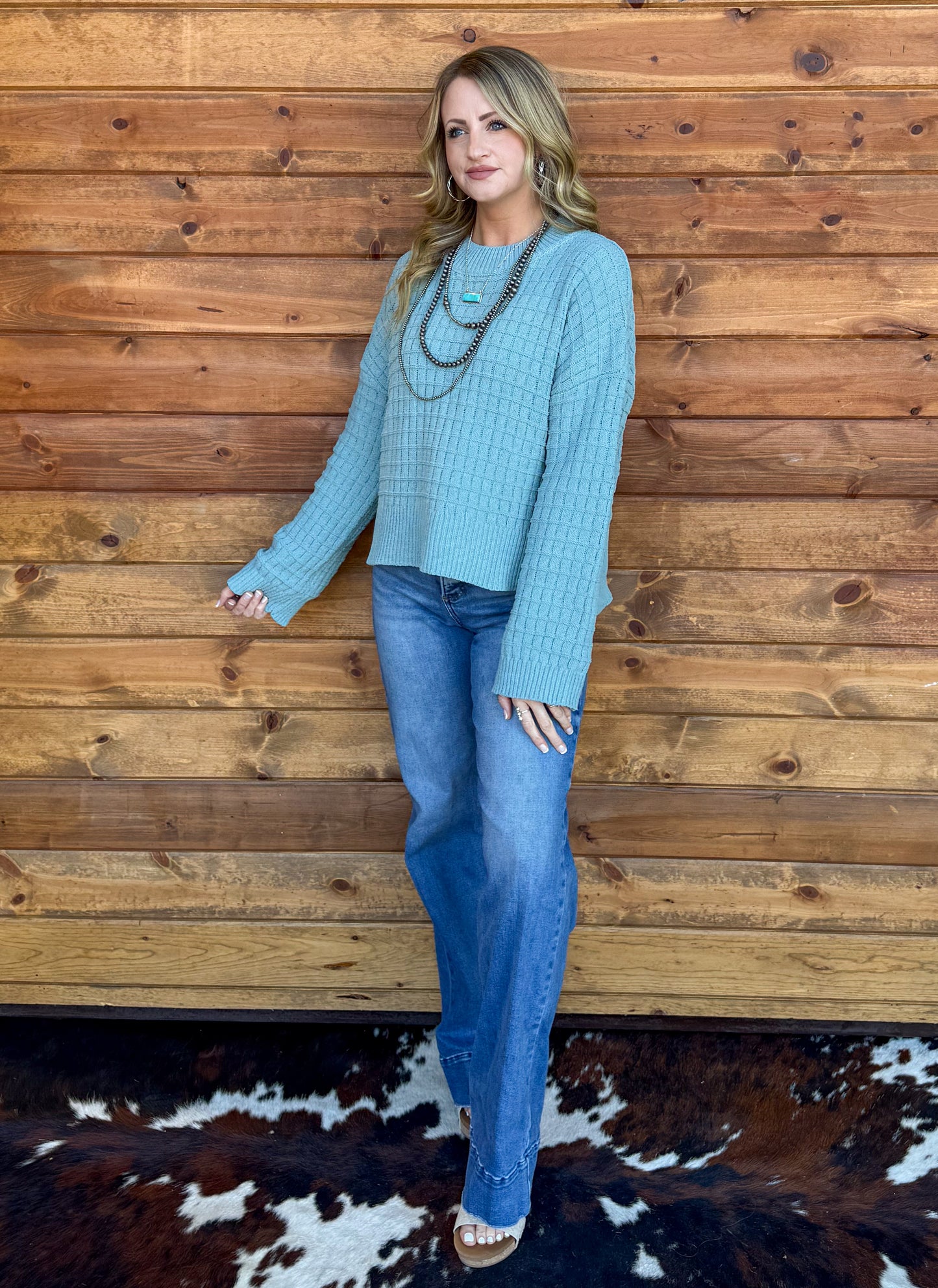 The Rachel Sweater *Sage